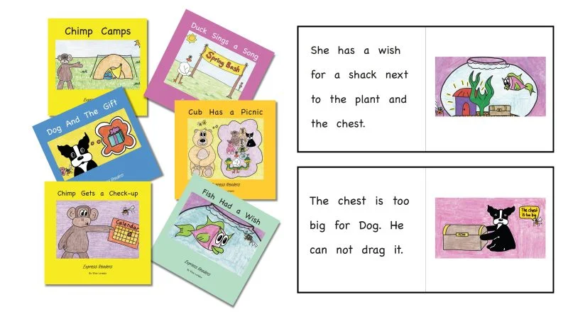 Decodable Book Set, <br> Step 3 – 6 Books