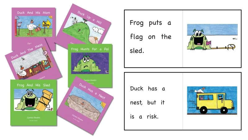 Decodable Book Set,<br> Step 2 – 6 Books