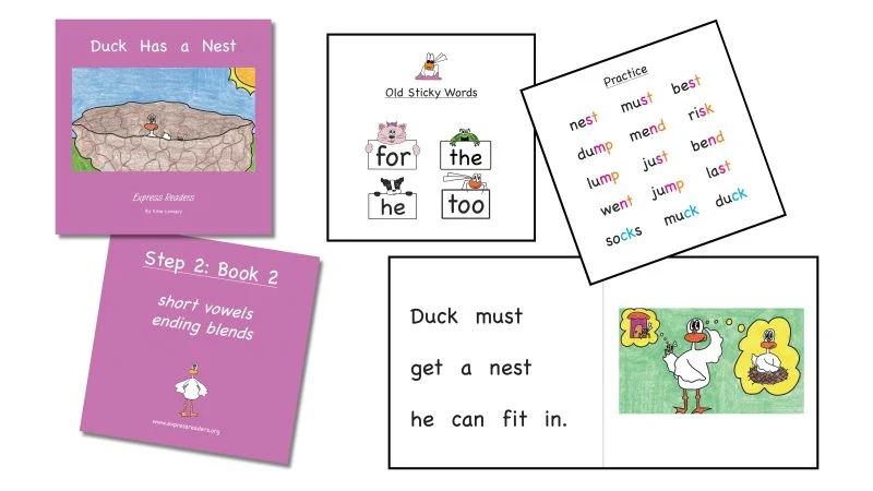 Decodable Book Set,<br> Step 2 – 6 Books