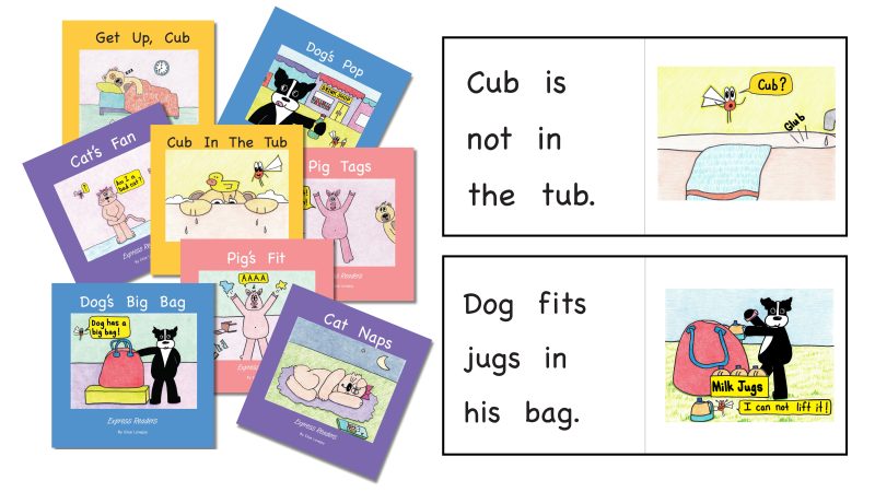 Decodable Book Supplemental Set, <br>Step 1 – 8 Books
