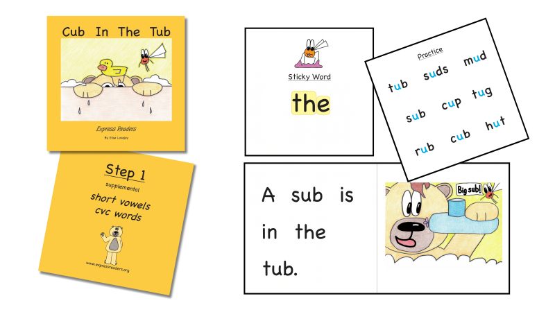 Decodable Book Supplemental Set, <br>Step 1 – 8 Books