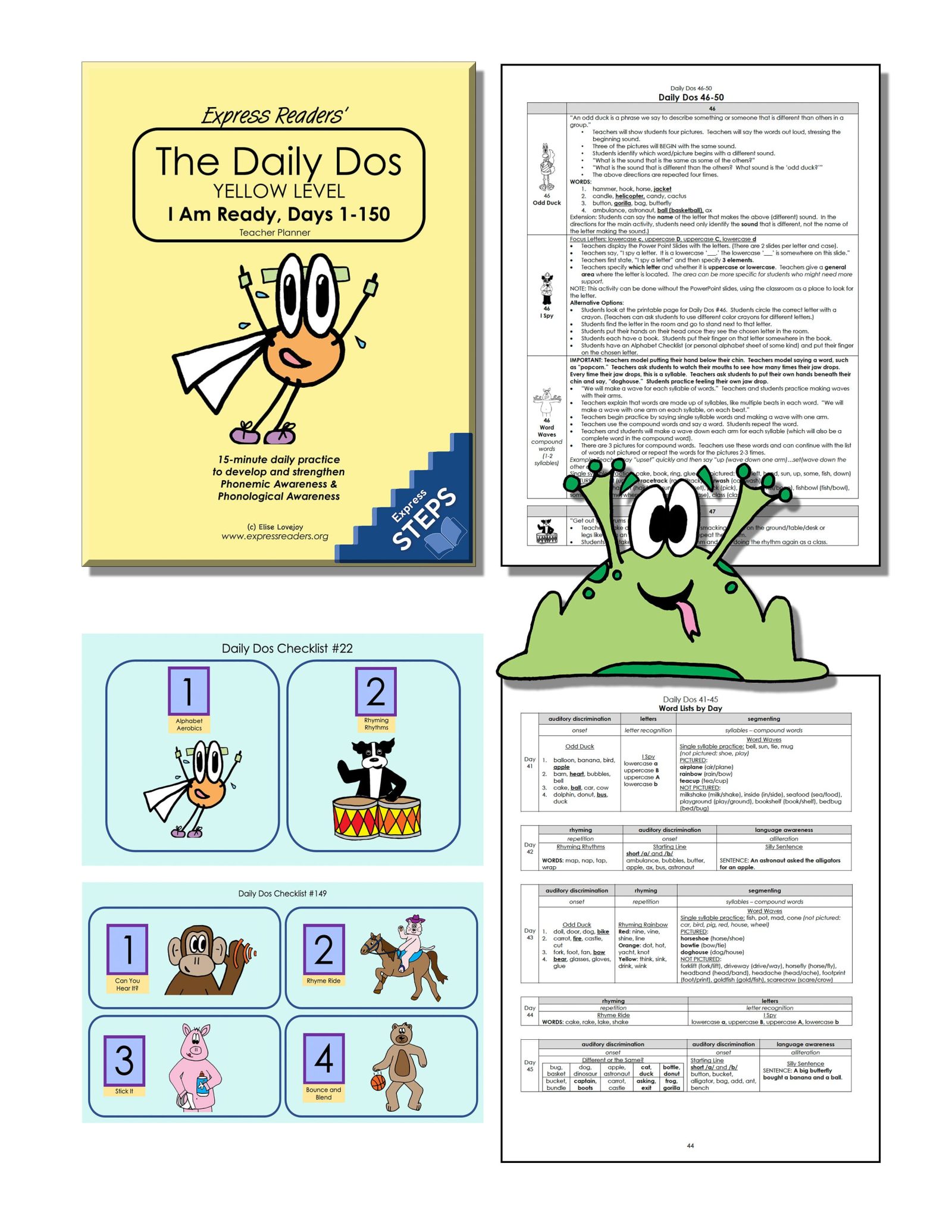 Daily Dos Phonemic Awareness, I Am Ready