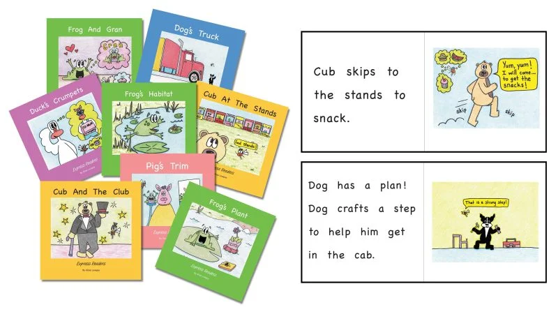 Decodable Book Supplemental Set, <br>Step 2 – 8 Books