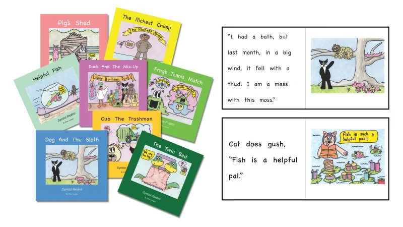 Decodable Book Supplemental Set, <br>Step 3 – 8 Books