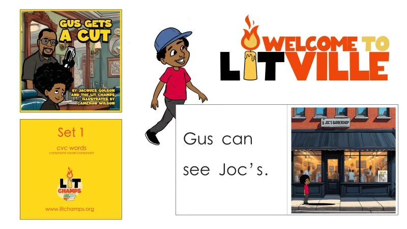 The Lit Champs Decodable Books, Set 1