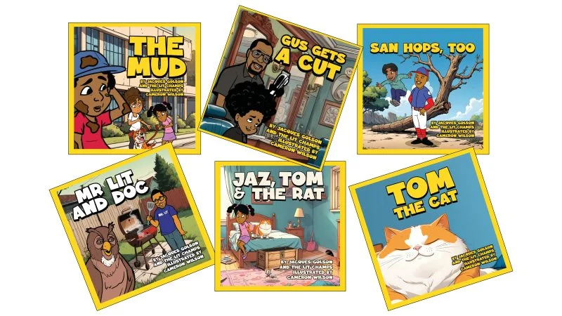 The Lit Champs Decodable Books, Set 1