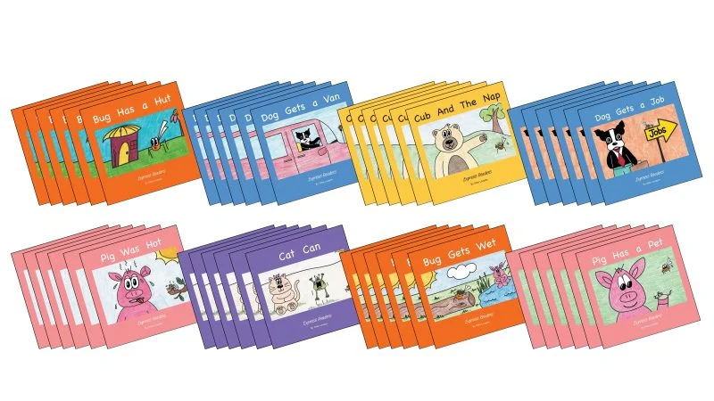 Decodable Book Class Set, 95% Group 1st Grade – 546 Books