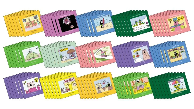 Decodable Book Class Set, 95% Group 1st Grade – 546 Books