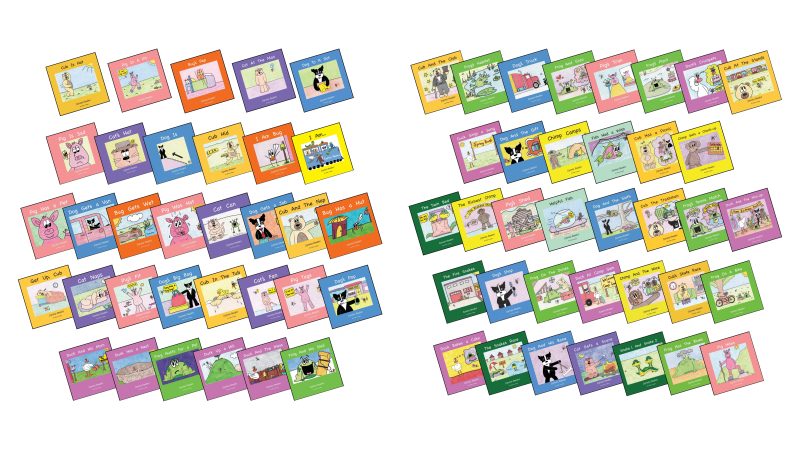 Decodable Book Class Library, Kindergarten – 69 Books