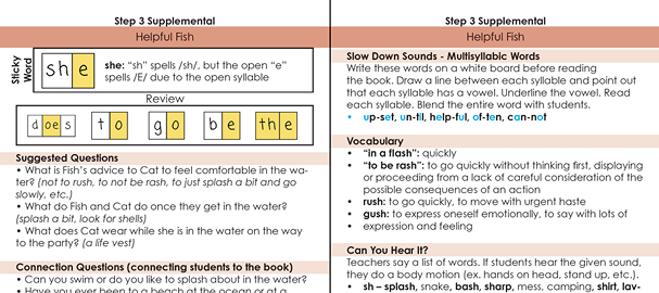 Step 3 Supplemental Quick Key